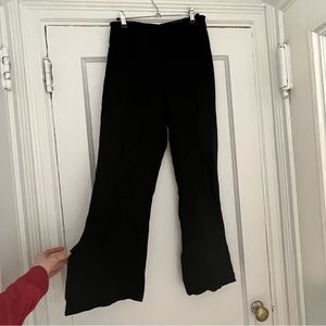 Rag and bone wide leg trousers split hem